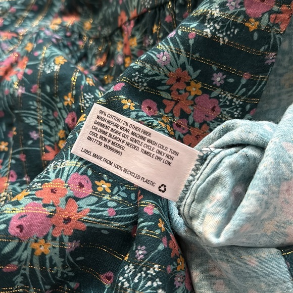 Cat & Jack Floral Blouse💚 - Picture 7 of 7